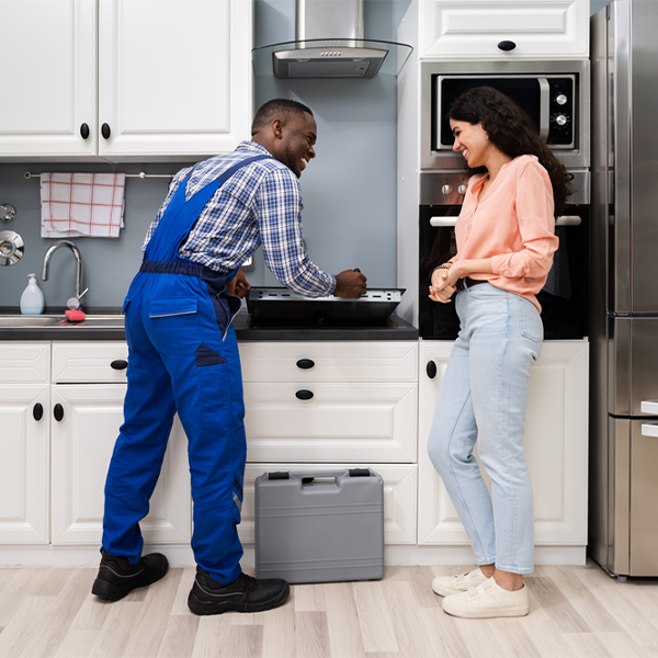 can you provide an estimate for cooktop repair before beginning any work in Man West Virginia